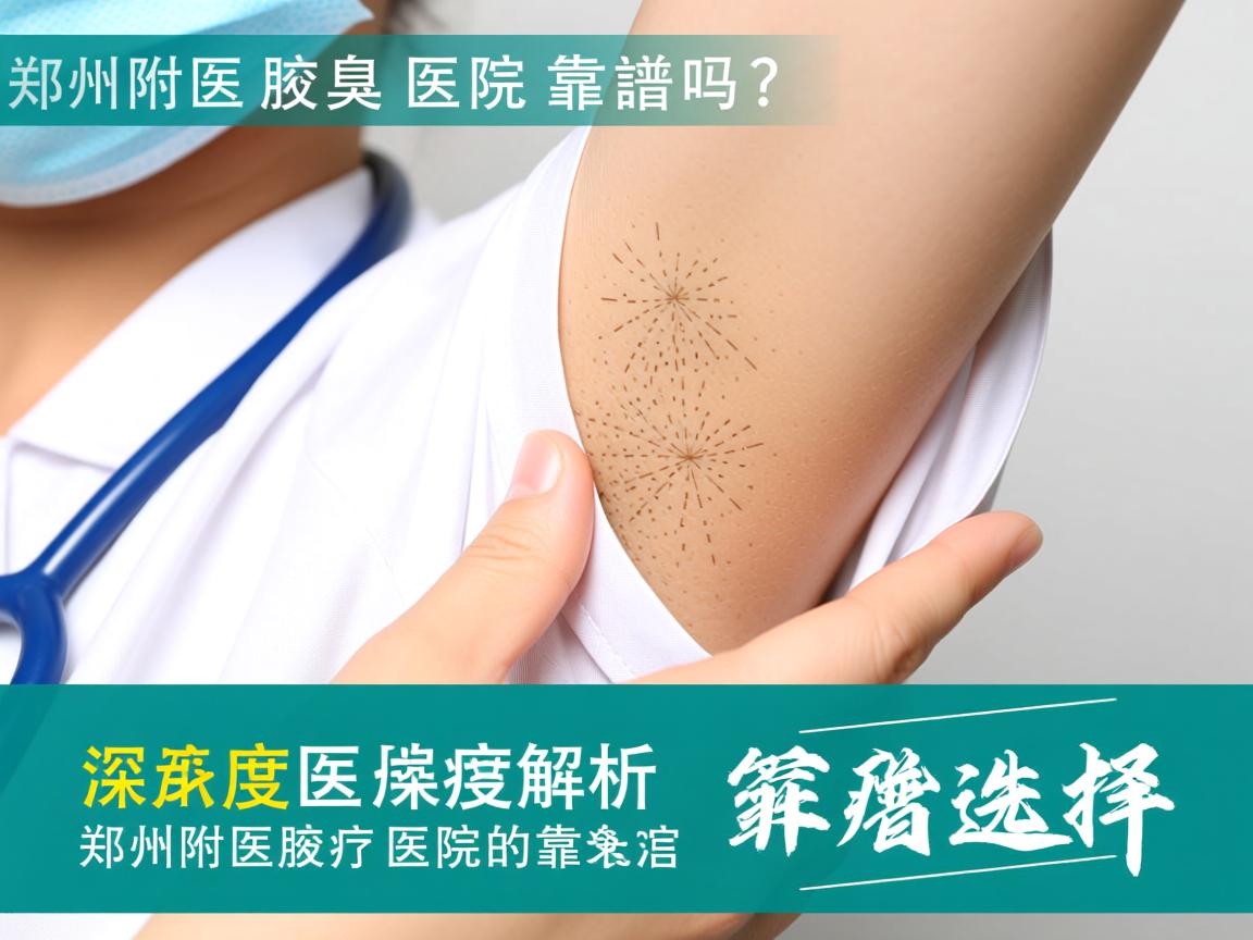 郑州附医腋臭医院靠谱吗？深度解析郑州附医腋臭医院的靠谱选择