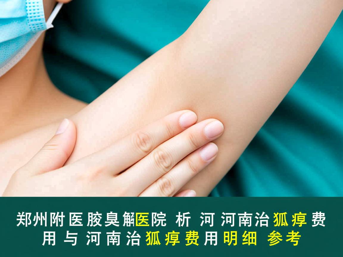 郑州附医腋臭医院解析，河南治狐臭费用与河南治狐狐臭费用明细参考