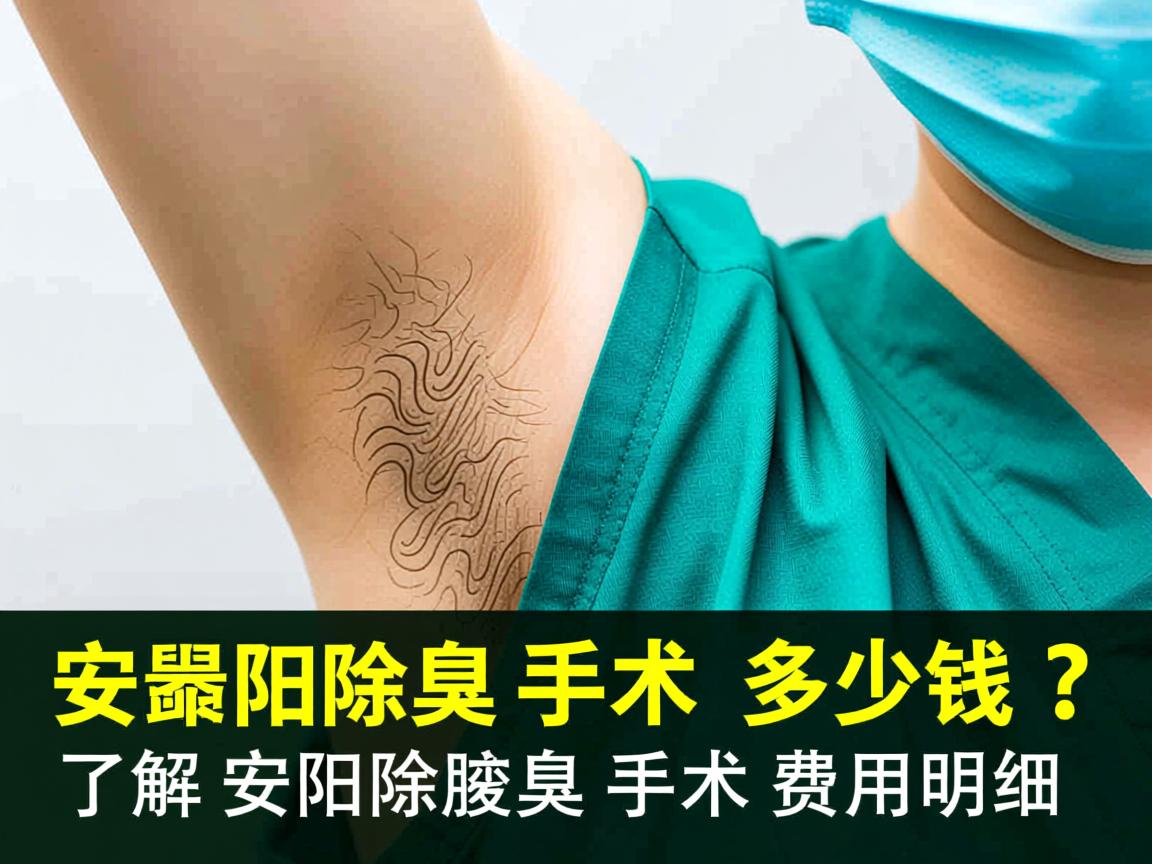 在安阳除腋臭手术多少钱？了解安阳除腋臭手术费用明细
