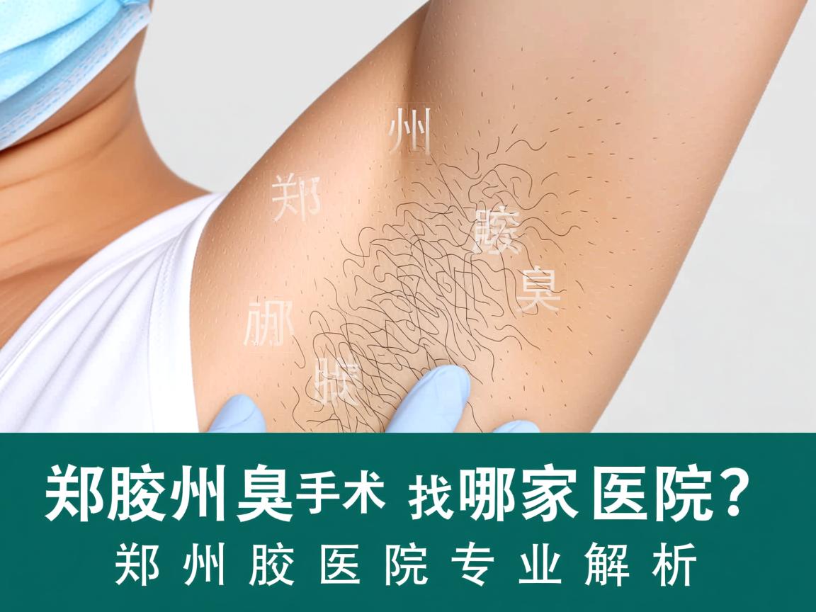 郑州腋臭手术找哪家医院？郑州腋臭医院专业解析