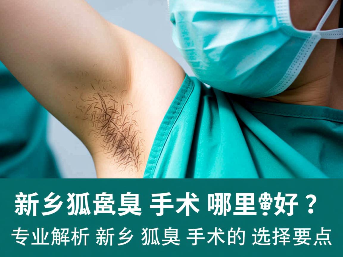 新乡狐臭手术哪里好?专业解析新乡狐臭手术的选择要点 新乡狐臭手术哪里好?专业解析新乡狐臭手术的选择要点