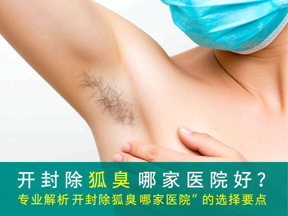 开封除狐臭哪家医院好？专业解析开封除狐臭哪家医院的选择要点