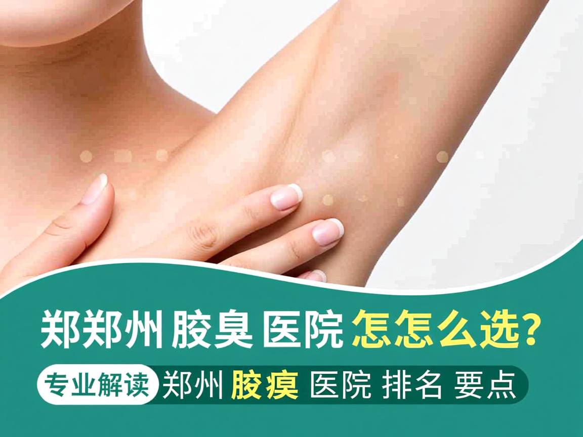 郑州腋臭医院怎么选？专业解读郑州腋臭医院排名要点