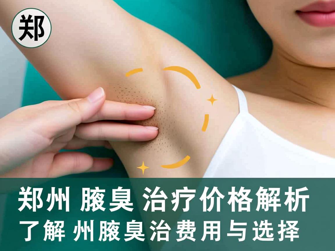 郑州腋臭治疗价格解析，了解郑州腋臭治疗的费用与选择