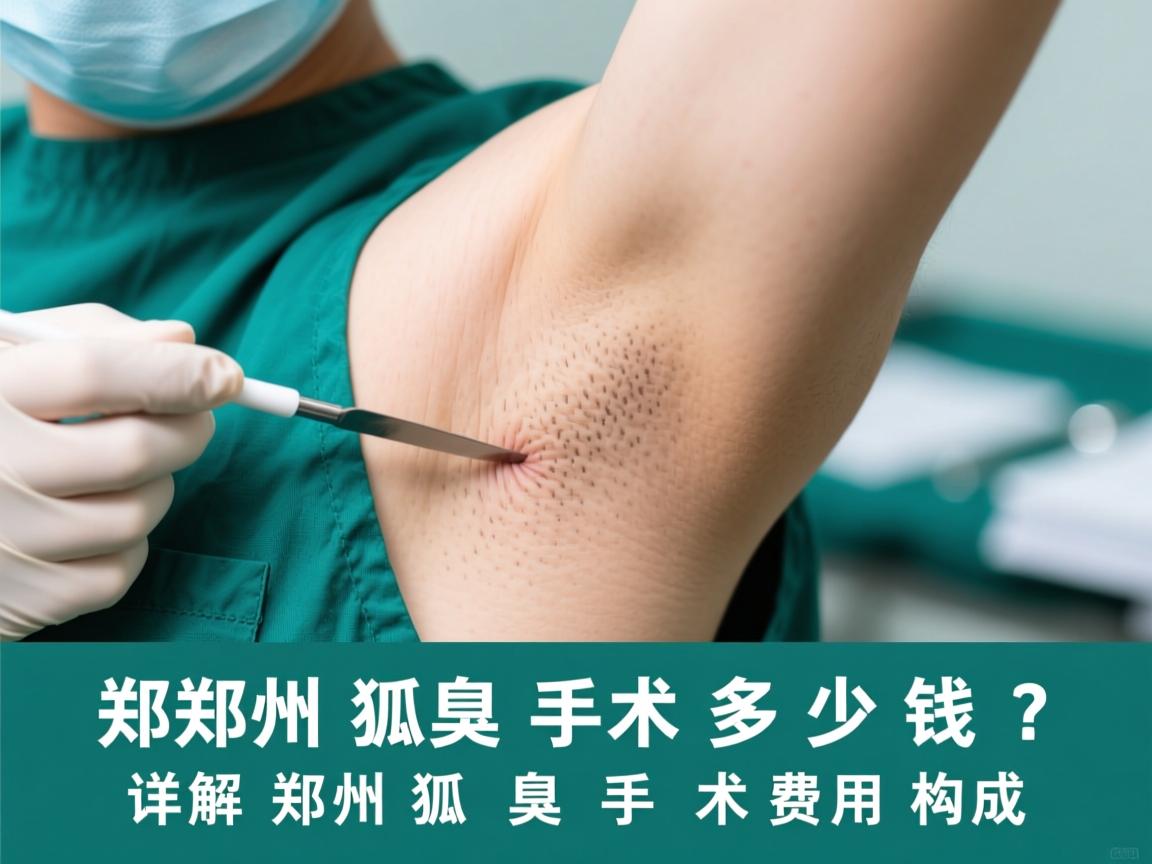 郑州狐臭手术多少钱？详解郑州狐臭手术费用构成