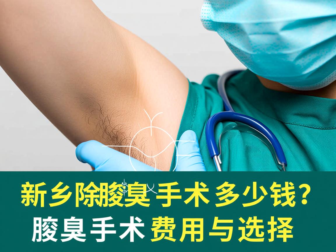 新乡除腋臭手术多少钱?详解腋臭手术费用与选择 新乡除腋臭手术多少钱?详解腋臭手术费用与选择