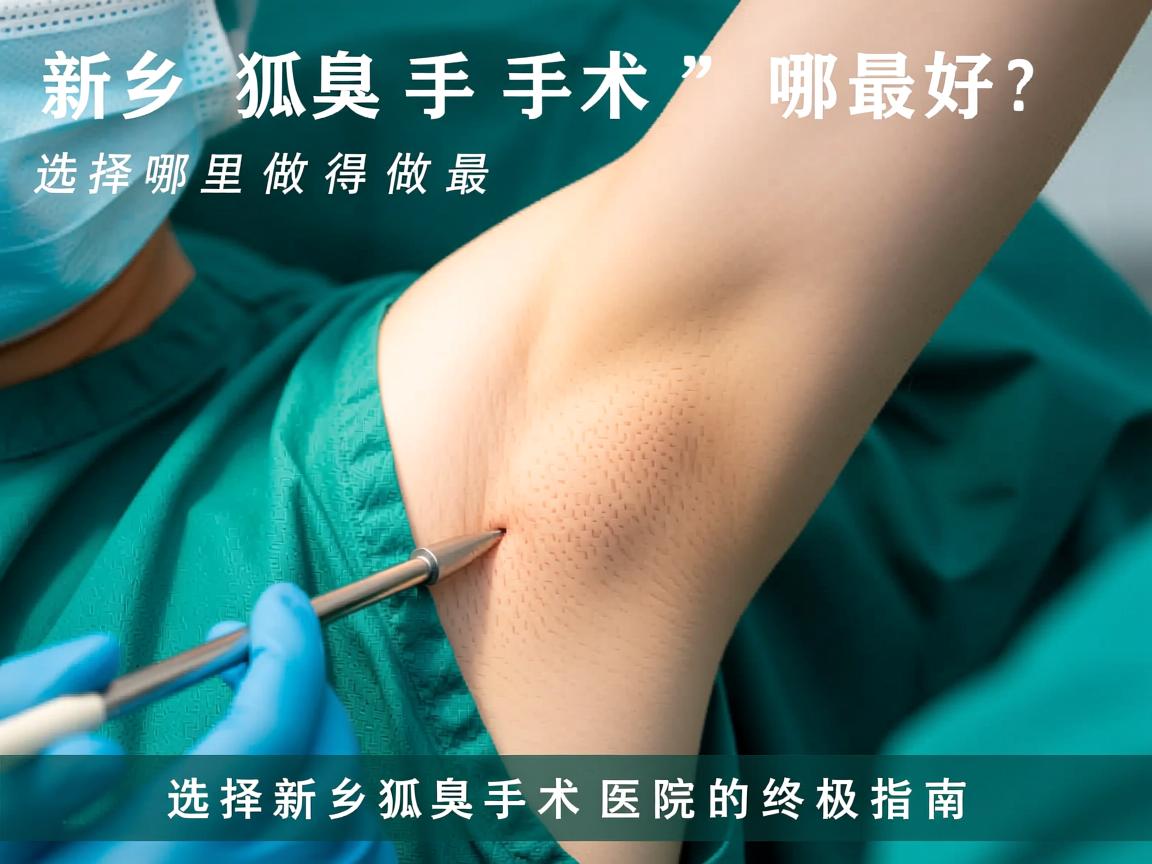 新乡狐臭手术哪里做得最好？选择新乡狐臭手术医院的终极指南