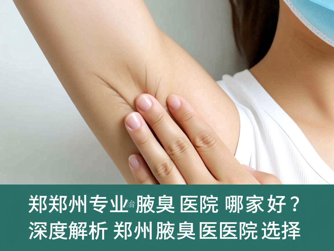 郑州专业治疗腋臭医院哪家好？深度解析郑州腋臭医院选择