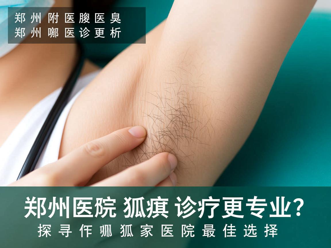 郑州附医腋臭医院解析，郑州哪家医院狐臭诊疗更专业？探寻郑州狐臭医院最佳选择