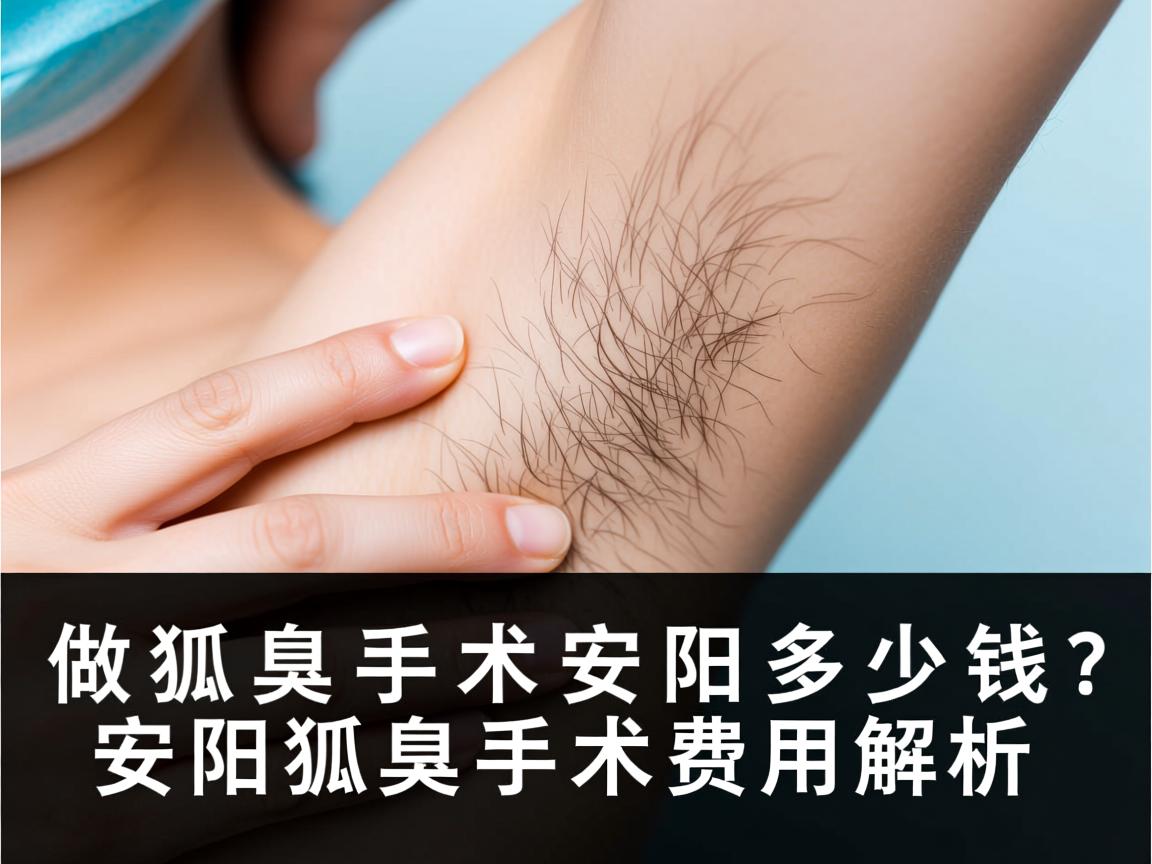 做狐臭手术安阳多少钱？安阳狐臭手术费用解析