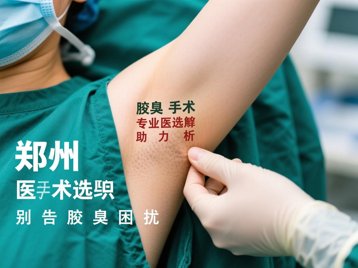 郑州腋臭手术医院解析，专业选择助力告别腋臭困扰