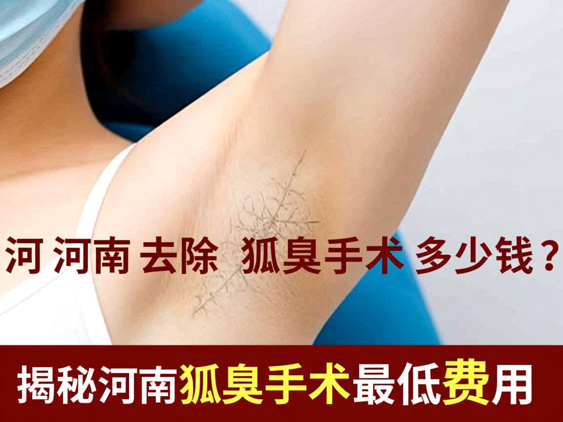 河南去除狐臭手术多少钱？揭秘河南狐臭手术最低费用