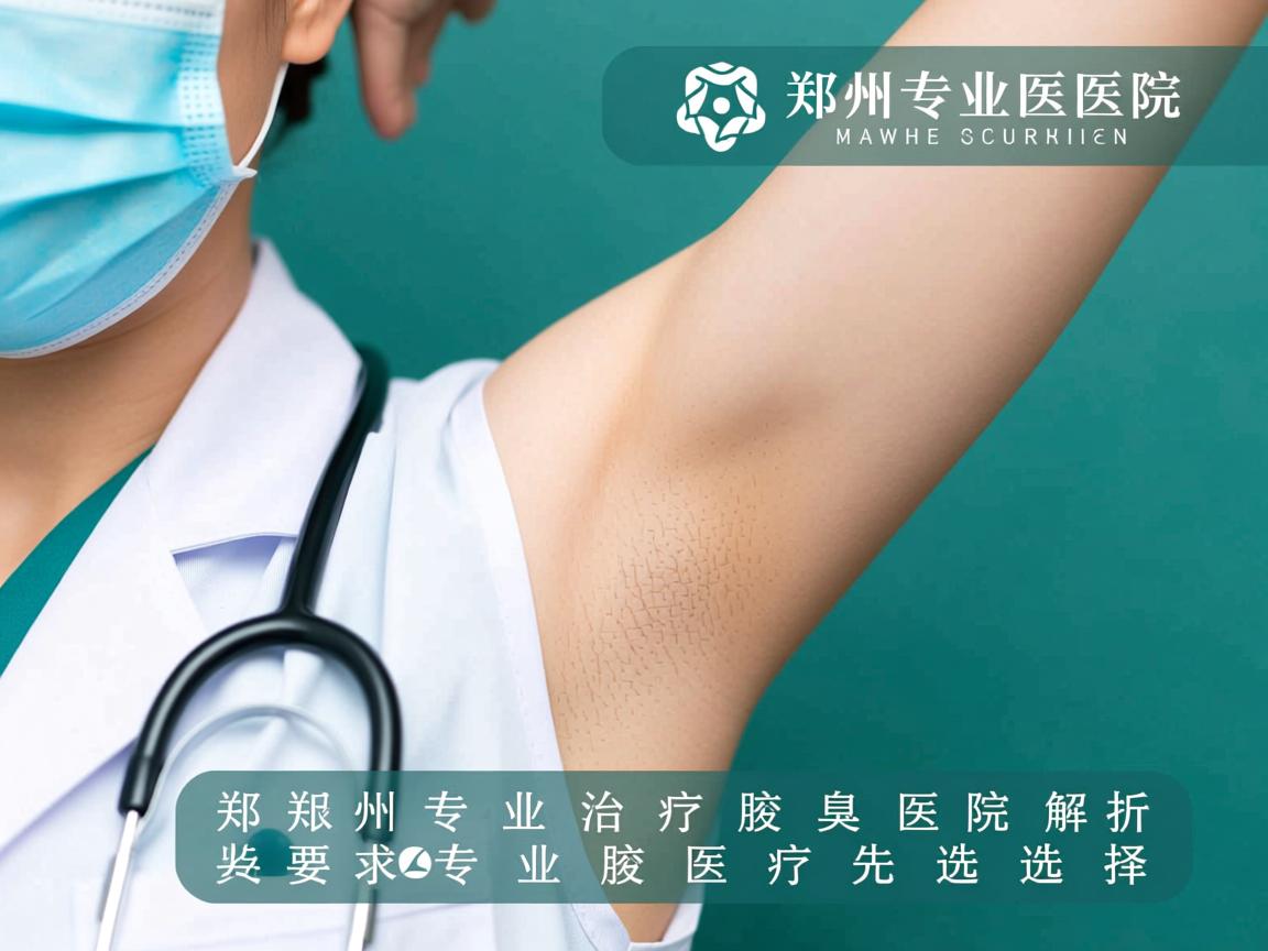 郑州专业治疗腋臭医院解析，专业腋臭医疗的先进选择