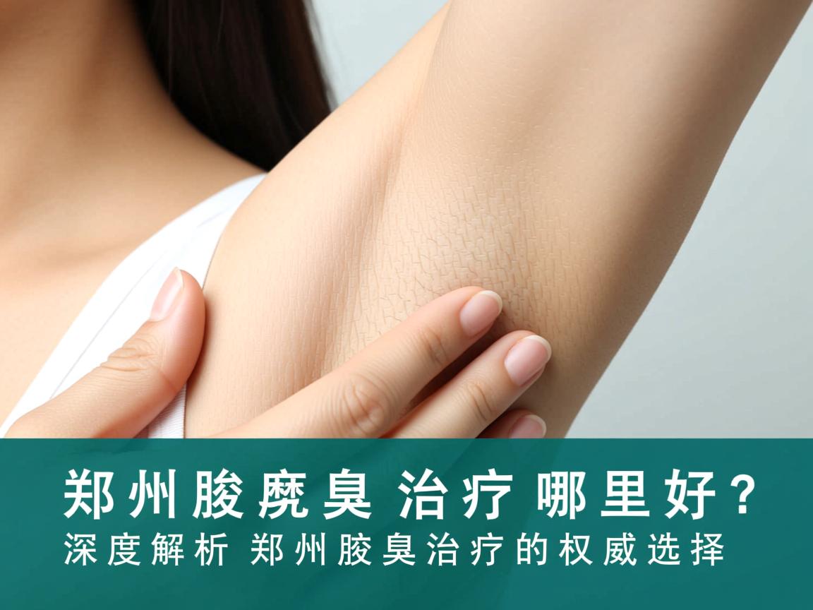 郑州腋臭治疗哪里好？深度解析郑州腋臭治疗的权威选择
