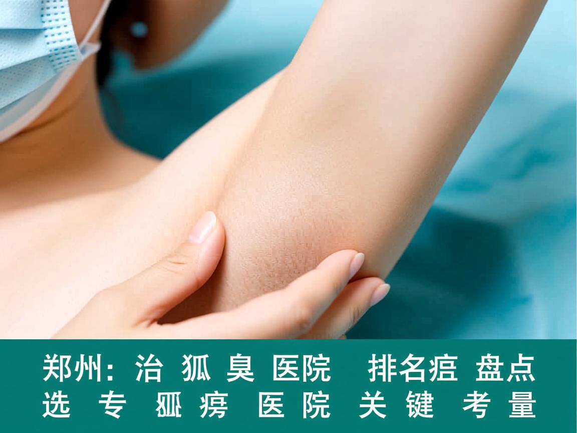 郑州治狐臭医院排名盘点，选择专业狐臭医院的关键考量