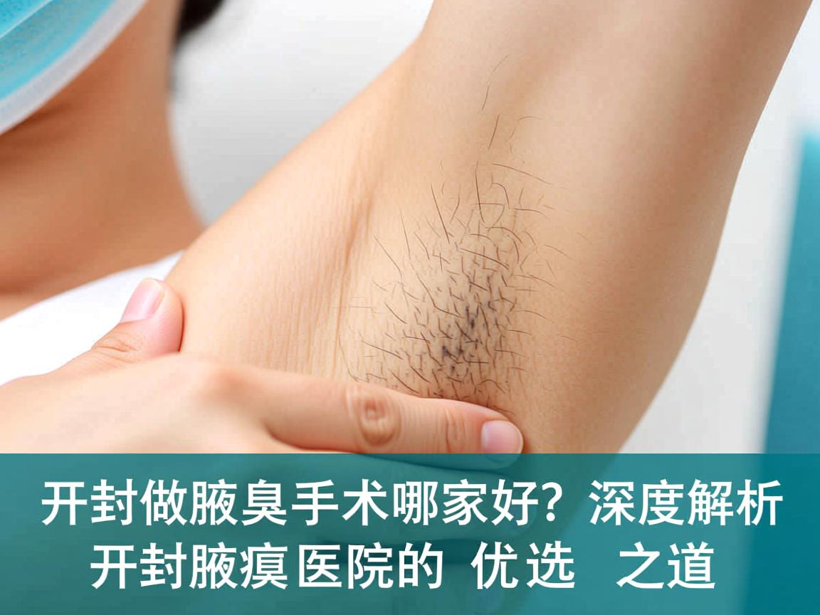 开封做腋臭手术哪家好?深度解析开封腋臭医院的优选之道 开封做腋臭手术哪家好?深度解析开封腋臭医院的优选之道
