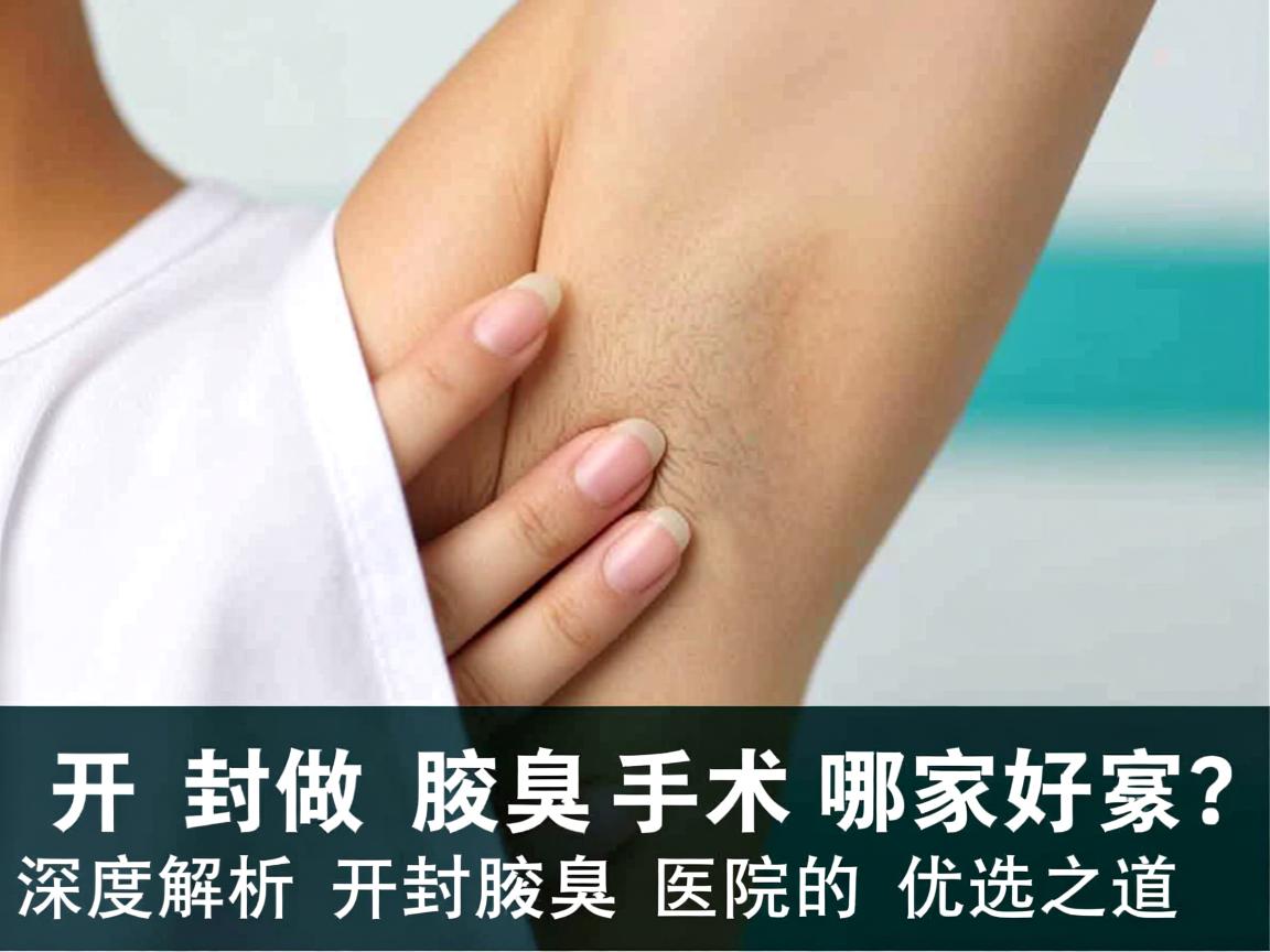 开封做腋臭手术哪家好?深度解析开封腋臭医院的优选之道 开封做腋臭手术哪家好?深度解析开封腋臭医院的优选之道