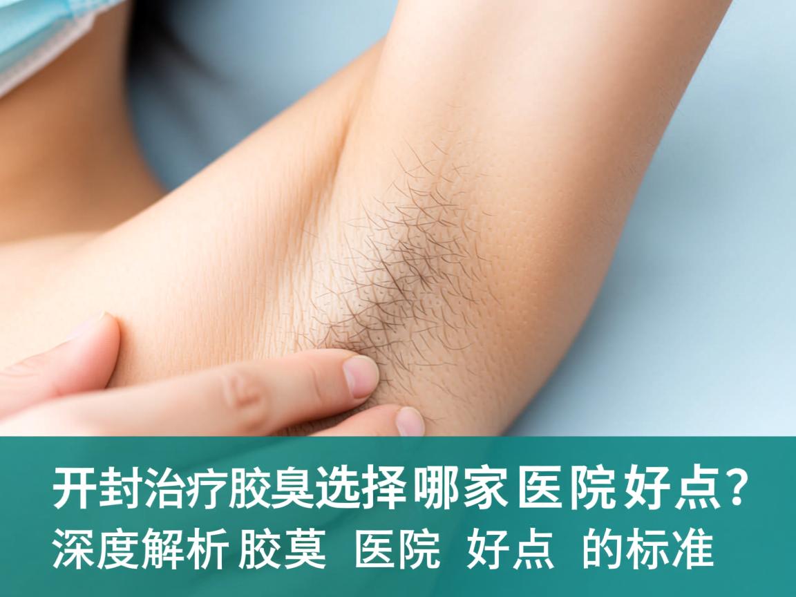 开封治疗腋臭选择哪家医院好点？深度解析腋臭医院好点的标准