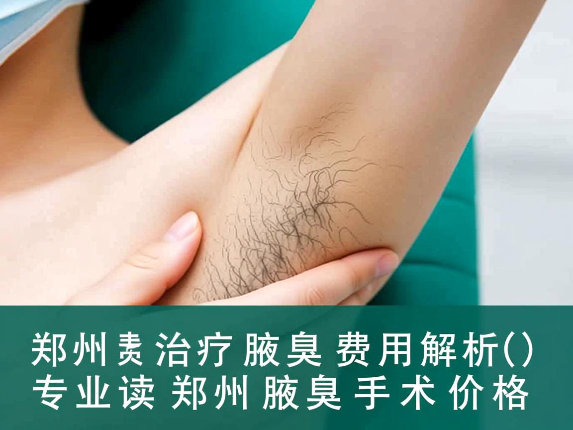 郑州治疗腋臭费用解析，专业解读郑州腋臭手术价格