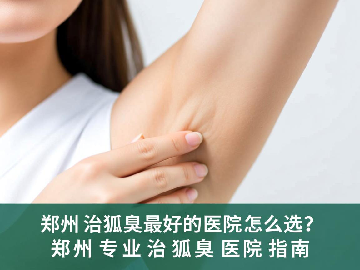 郑州治狐臭最好的医院怎么选？郑州专业治狐臭医院指南