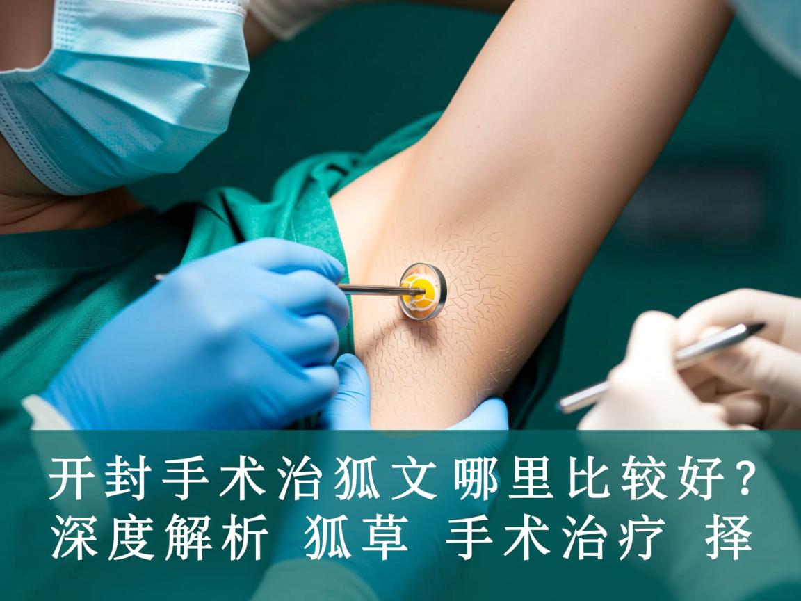 开封手术治疗狐臭哪里比较好？深度解析狐臭手术治疗的选择