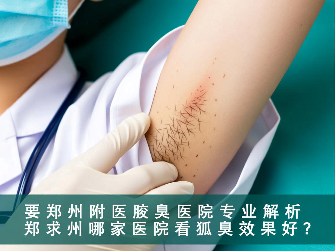 郑州附医腋臭医院专业解析，郑州哪家医院看狐臭效果好？