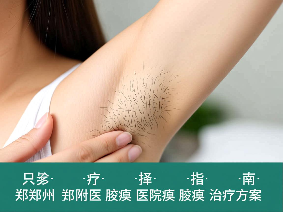 腋臭诊疗选择指南，解析郑州附医腋臭医院的腋臭治疗方案