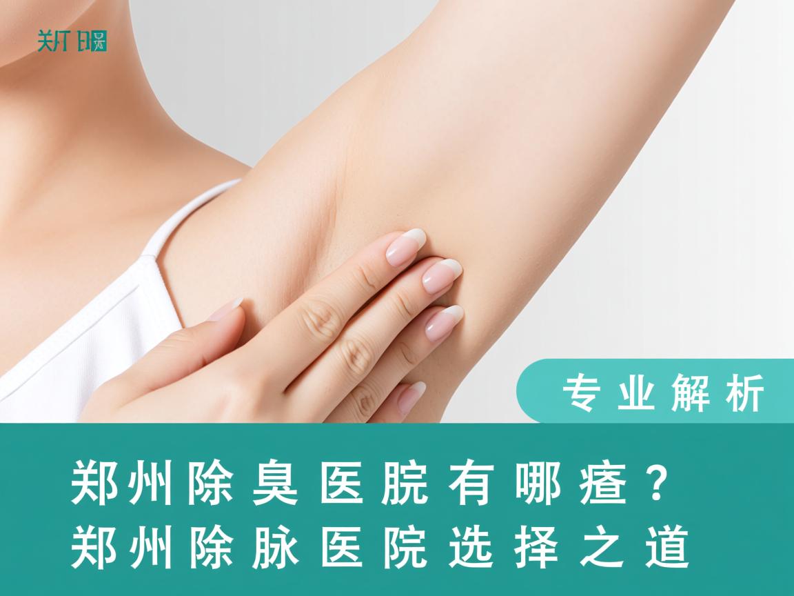 郑州除腋臭医院有哪些？专业解析郑州除腋臭医院的选择之道