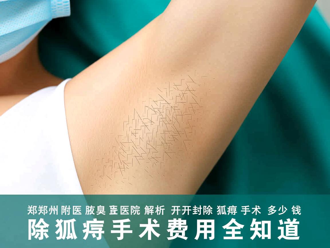 郑州附医腋臭医院解析，开封除狐臭手术多少钱，除狐臭手术费用全知道