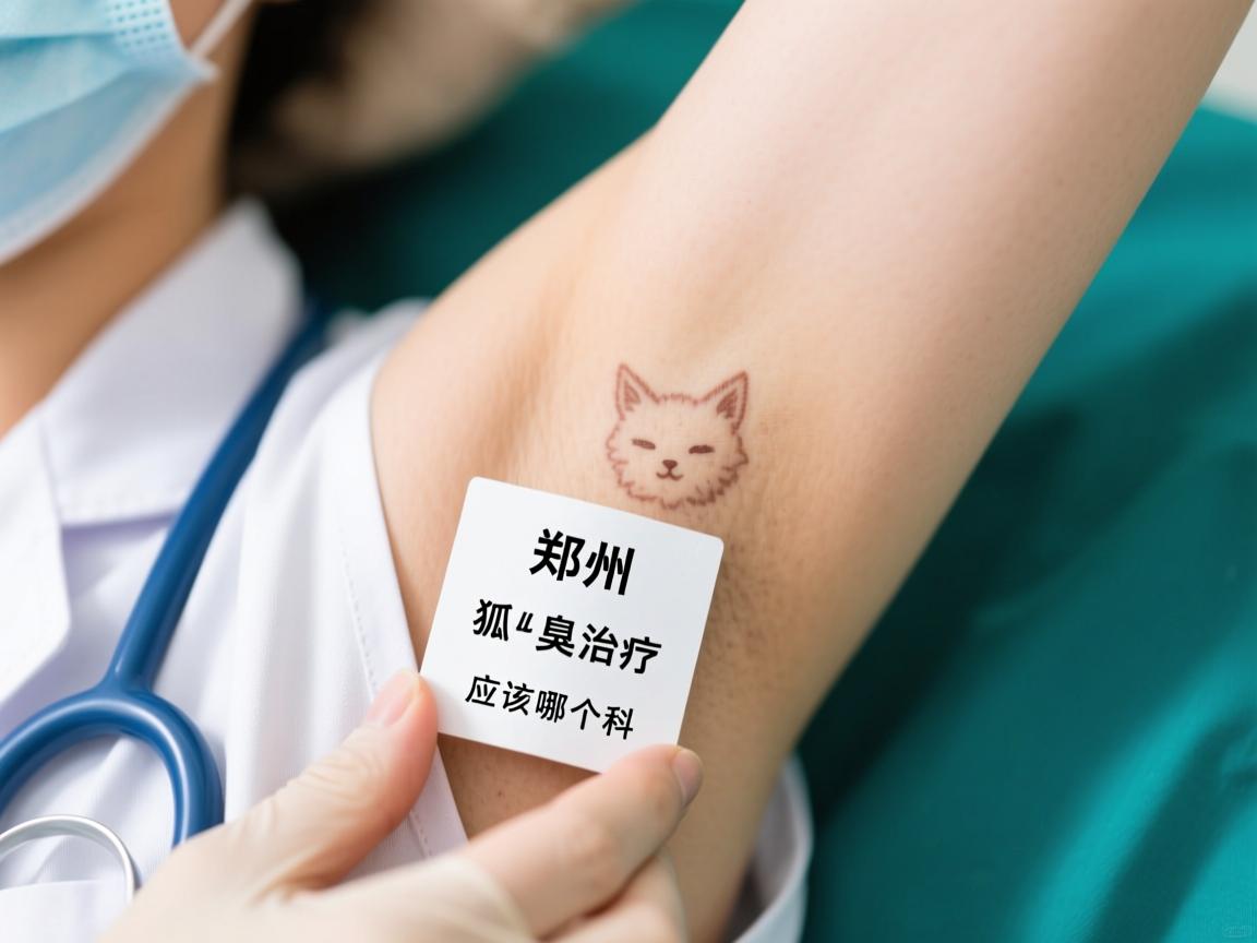 郑州狐臭治疗指南，明晰郑州狐臭应该挂哪个科