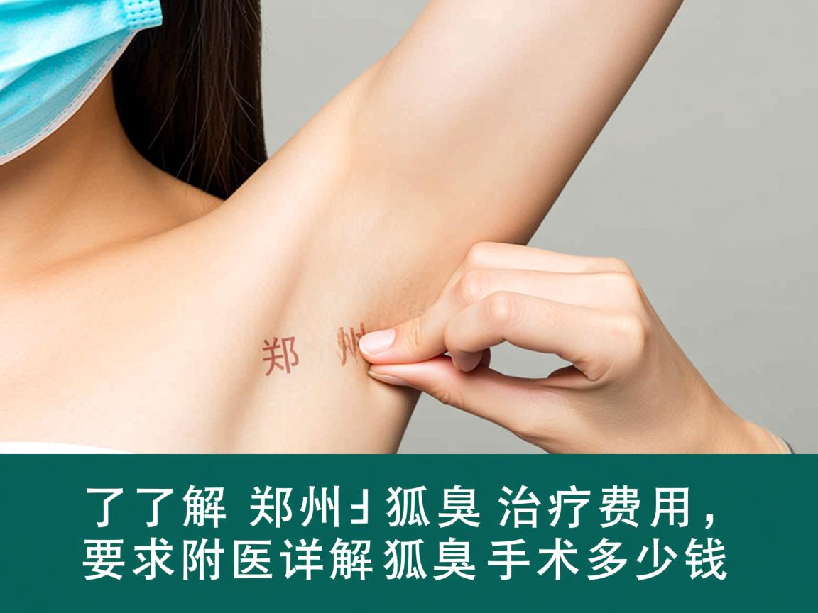 了解郑州狐臭治疗费用，郑州附医详解狐臭手术多少钱