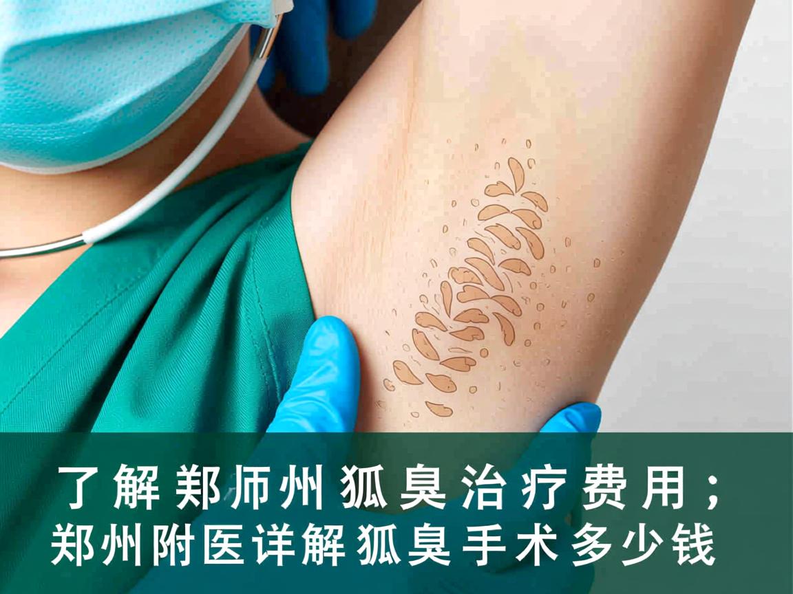 了解郑州狐臭治疗费用，郑州附医详解狐臭手术多少钱