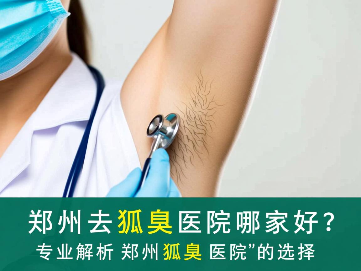 郑州去狐臭医院哪家好？专业解析郑州狐臭医院的选择