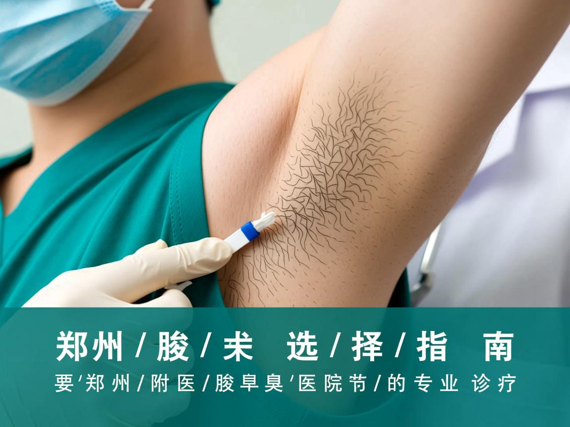 郑州腋臭手术选择指南,聚焦郑州附医腋臭医院的专业诊疗 郑州腋臭手术选择指南,聚焦郑州附医腋臭医院的专业诊疗