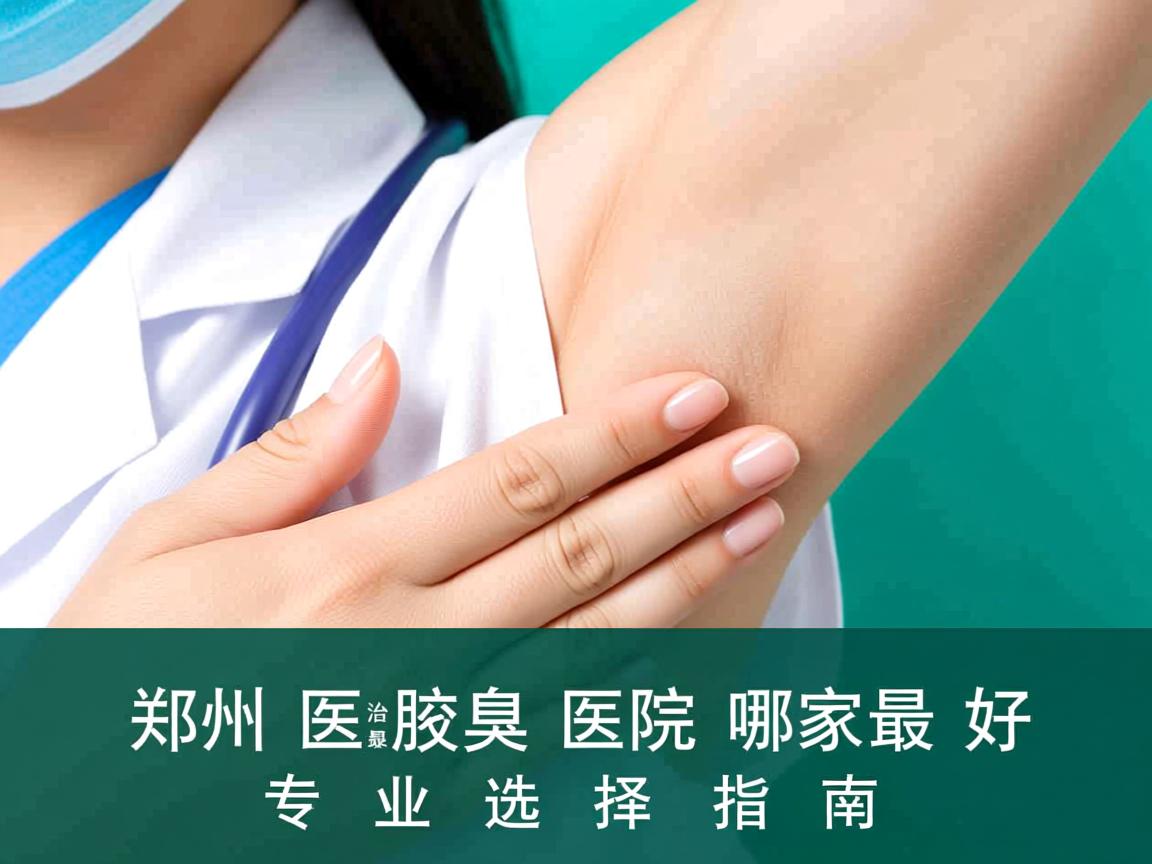 郑州附医腋臭医院解析，郑州治腋臭医院哪家最好，专业选择指南