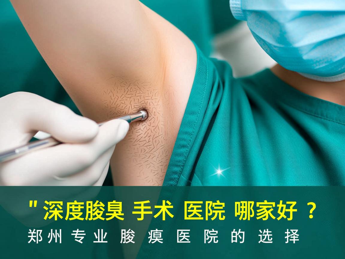 郑州腋臭手术医院哪家好?深度解析郑州专业腋臭医院的选择 郑州腋臭手术医院哪家好?深度解析郑州专业腋臭医院的选择