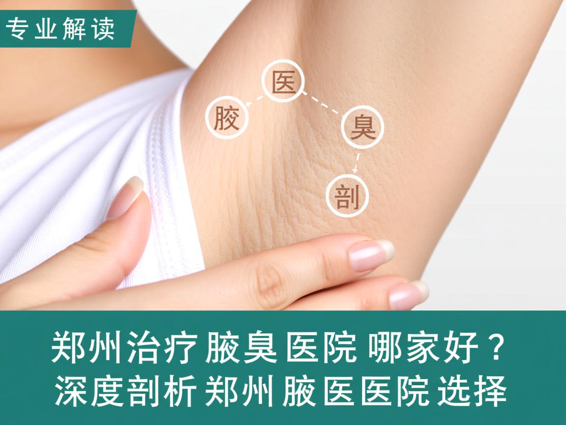 专业解读，郑州治疗腋臭医院哪家好？深度剖析郑州腋臭医院选择