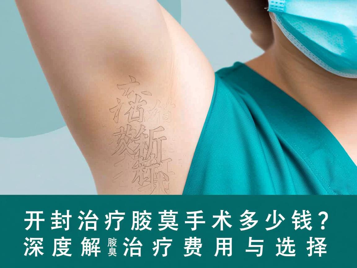 开封治疗腋臭手术多少钱?深度解析腋臭治疗费用与选择 开封治疗腋臭手术多少钱?深度解析腋臭治疗费用与选择