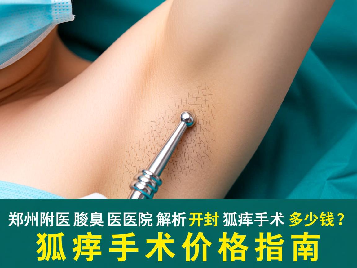 郑州附医腋臭医院解析,开封狐臭手术多少钱?狐臭手术价格指南 郑州附医腋臭医院解析,开封狐臭手术多少钱?狐臭手术价格指南