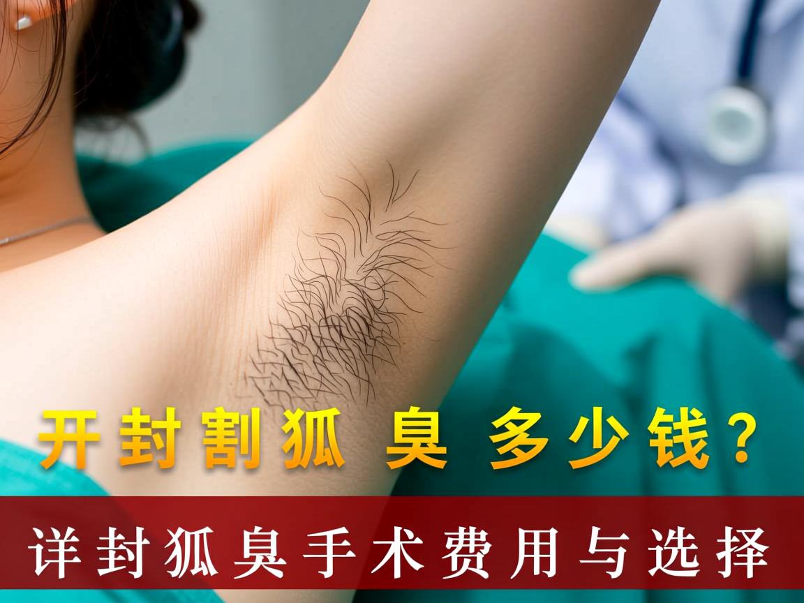 开封割狐臭多少钱？详解开封狐臭手术费用与选择