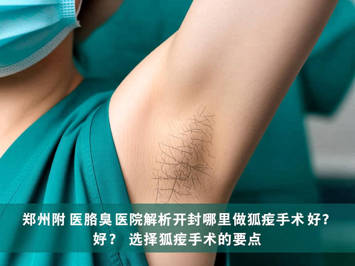 郑州附医腋臭医院解析,开封哪里做狐臭手术好?选择狐臭手术的要点 郑州附医腋臭医院解析,开封哪里做狐臭手术好?选择狐臭手术的要点