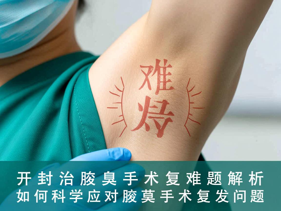 开封治腋臭手术复发难题解析,如何科学应对腋臭手术复发问题 开封治腋臭手术复发难题解析,如何科学应对腋臭手术复发问题