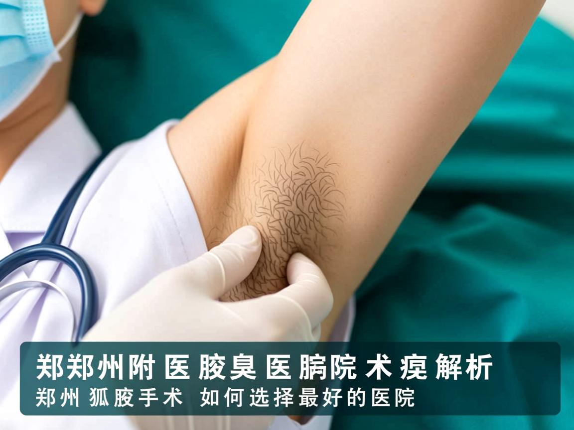 郑州附医腋臭医院解析，郑州狐臭手术如何选择最好的医院