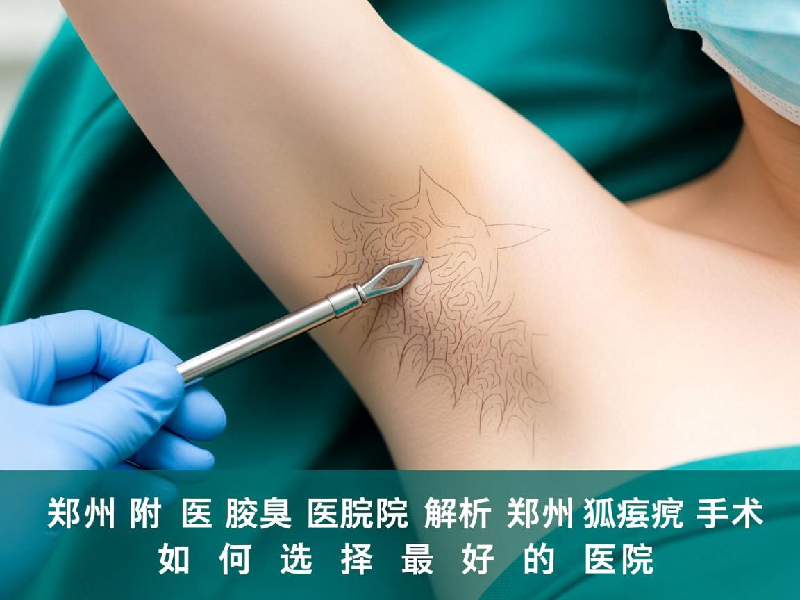 郑州附医腋臭医院解析，郑州狐臭手术如何选择最好的医院