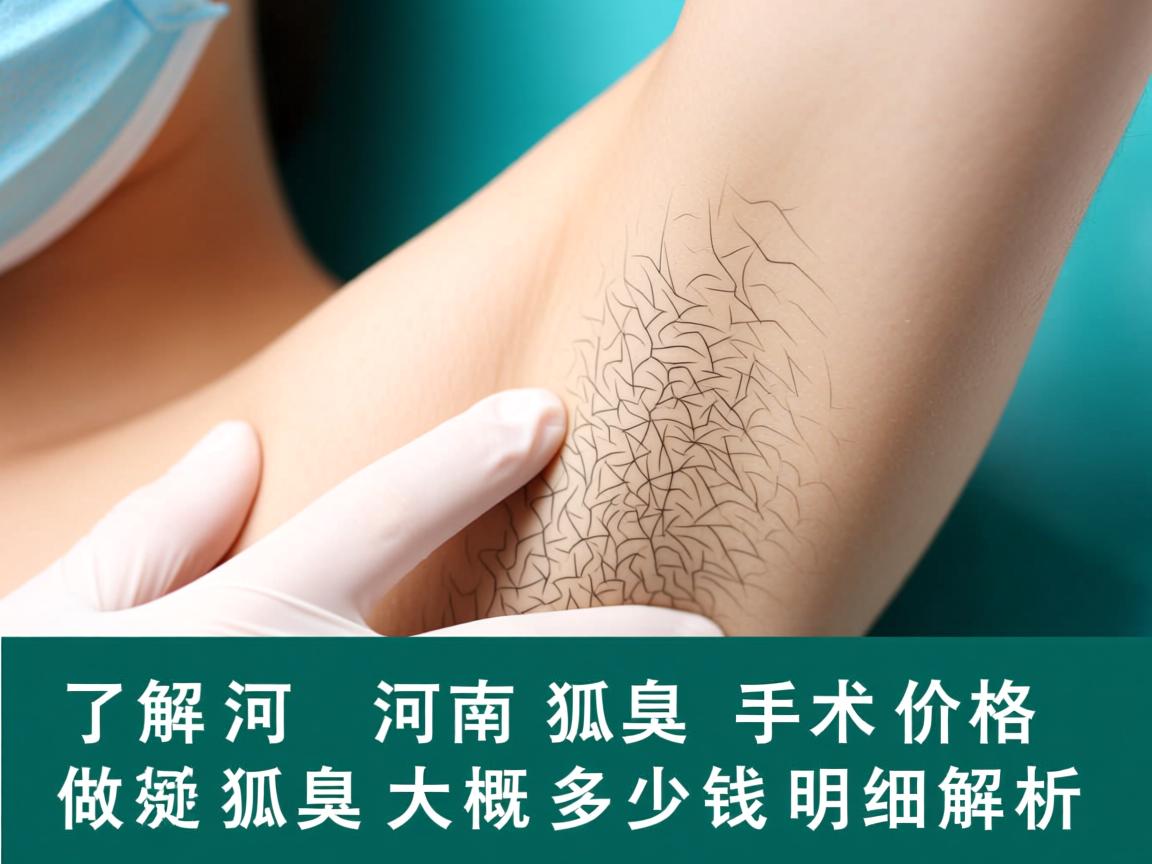 了解河南狐臭手术价格 河南做狐臭大概多少钱明细解析