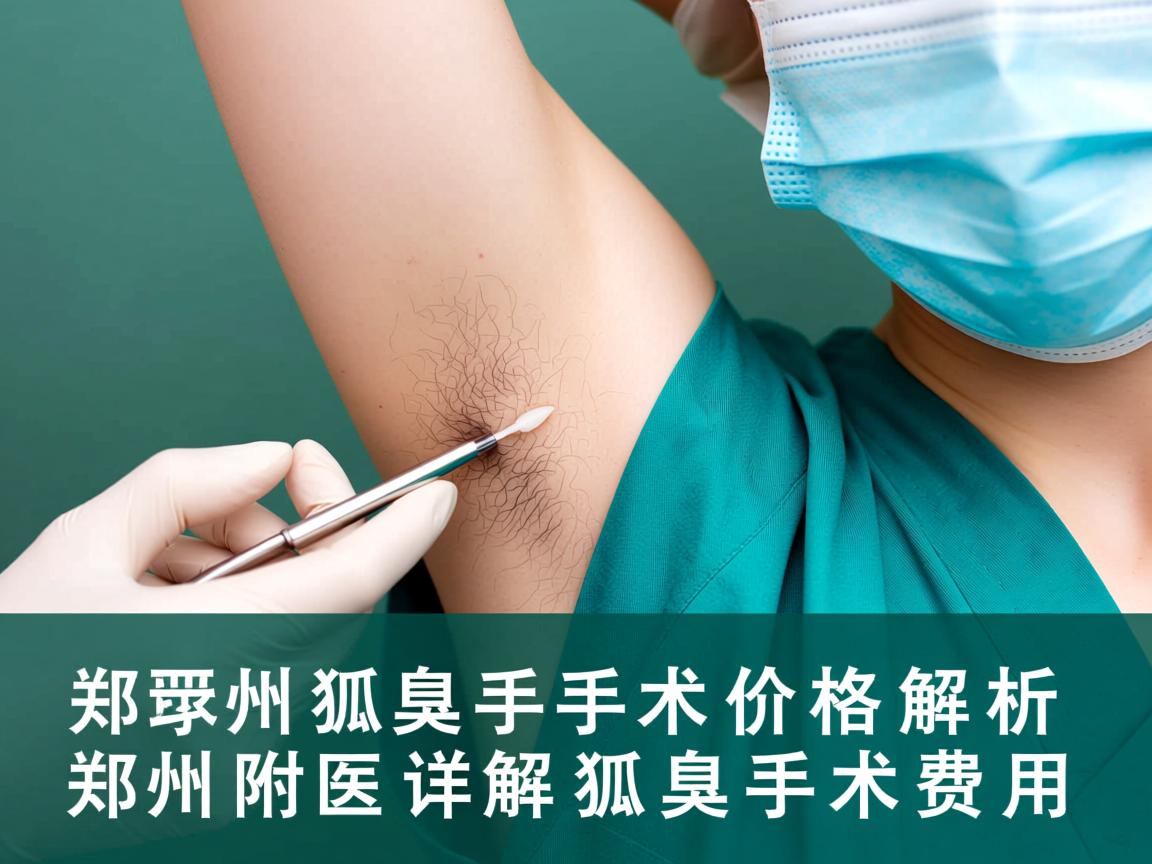 郑州狐臭手术价格解析，郑州附医详解狐臭手术费用