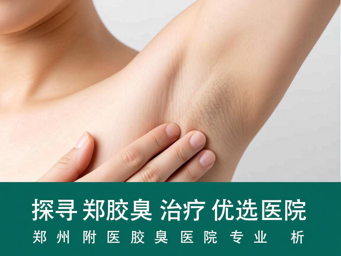 探寻郑州腋臭治疗优选医院，郑州附医腋臭医院专业解析