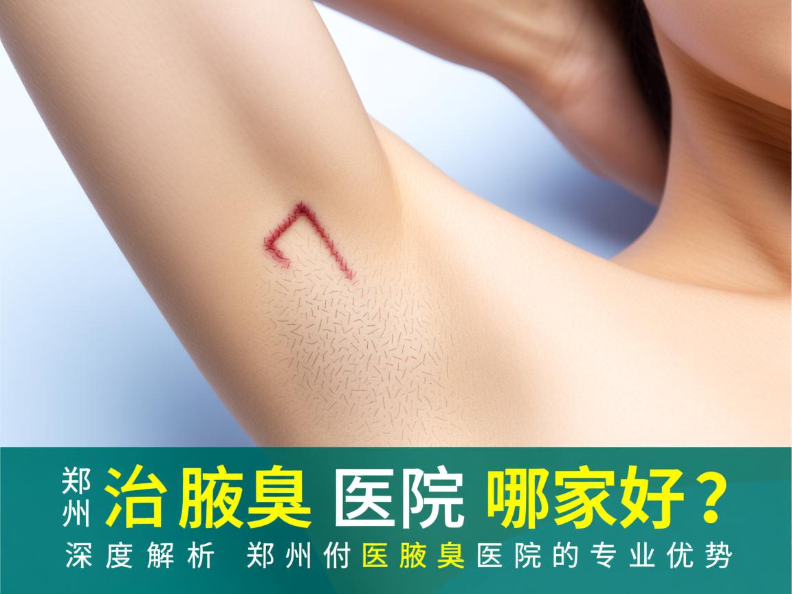 郑州治疗腋臭医院哪家好？深度解析郑州附医腋臭医院的专业优势