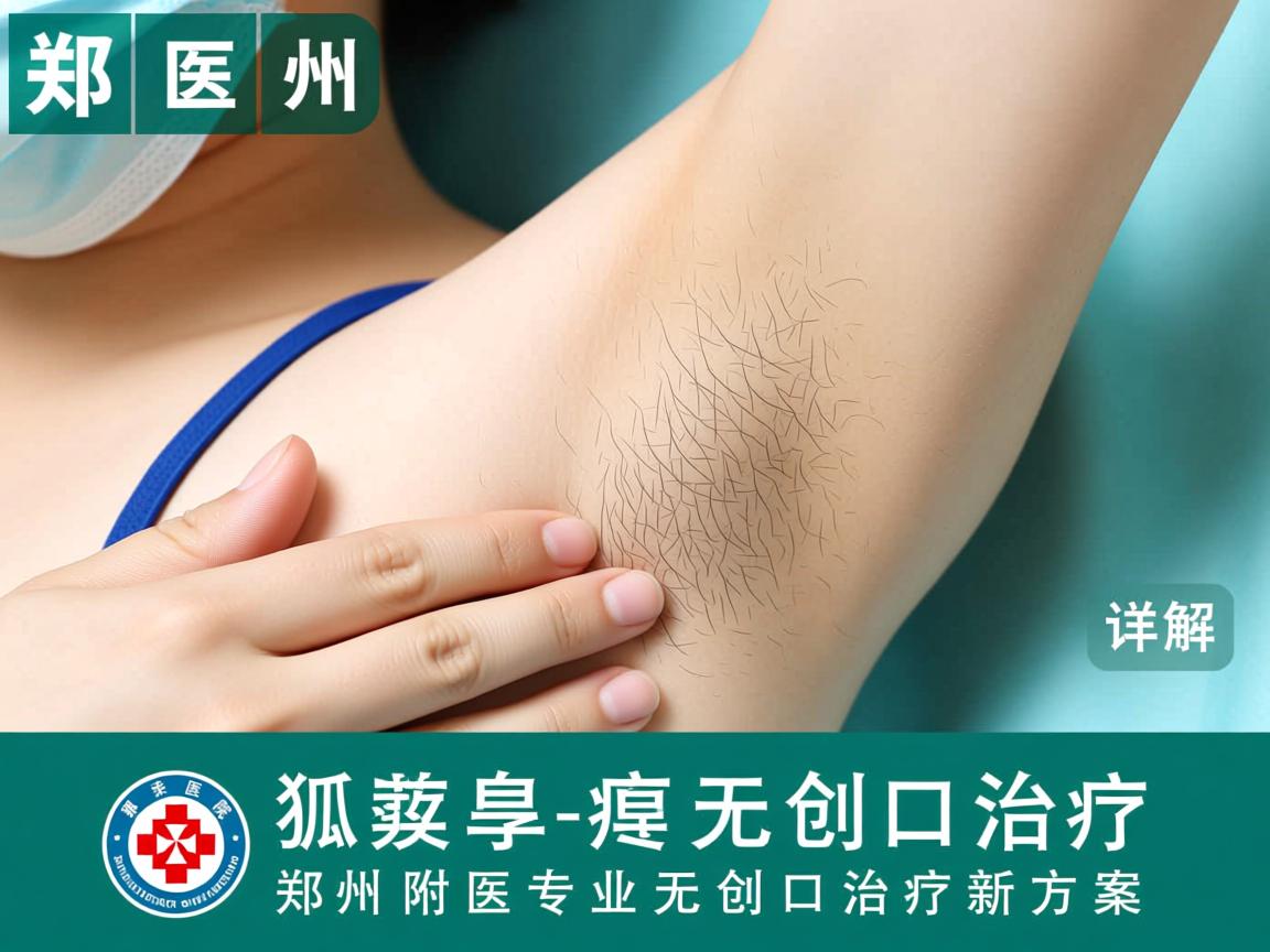郑州医院狐臭无创口治疗，详解郑州附医专业无创口治疗新方案