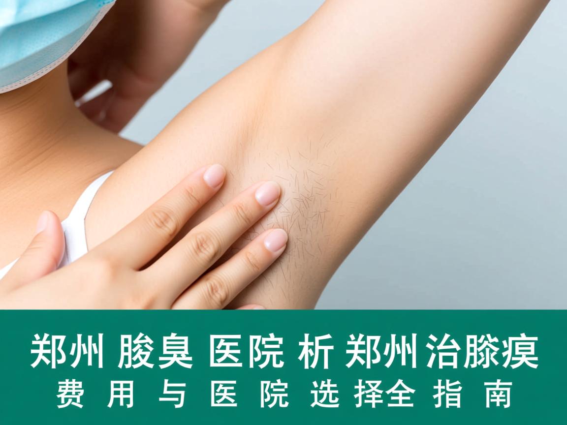 郑州腋臭医院解析，郑州治腋臭费用与医院选择全指南
